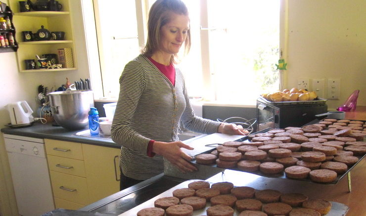 Homemade dog biscuits