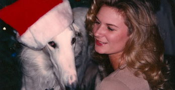 Chantelle Hildreth and borzoi Boris